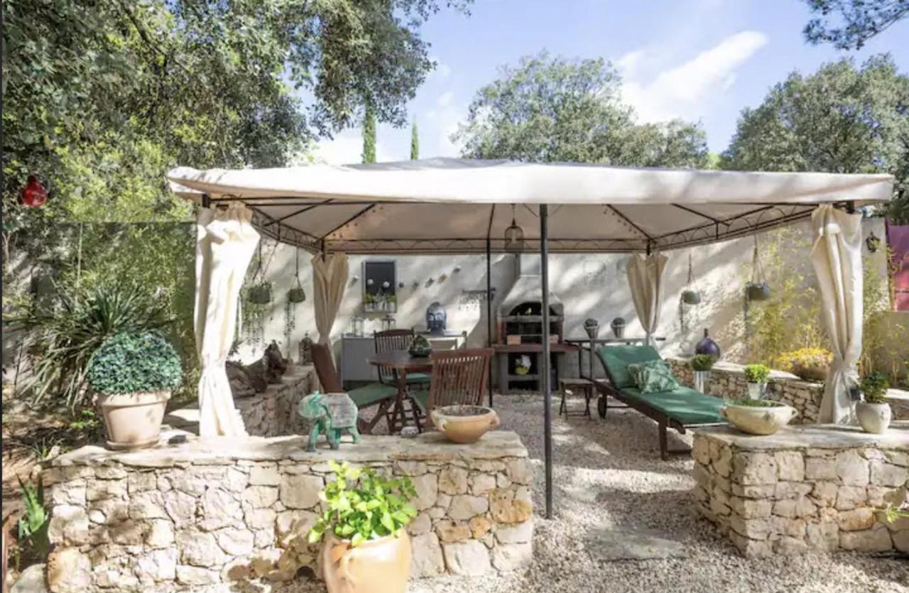 Bed and Breakfast Les Jardins D'Holi Proche Uzes Garrigues-et-Sainte-Eulalie Zewnętrze zdjęcie
